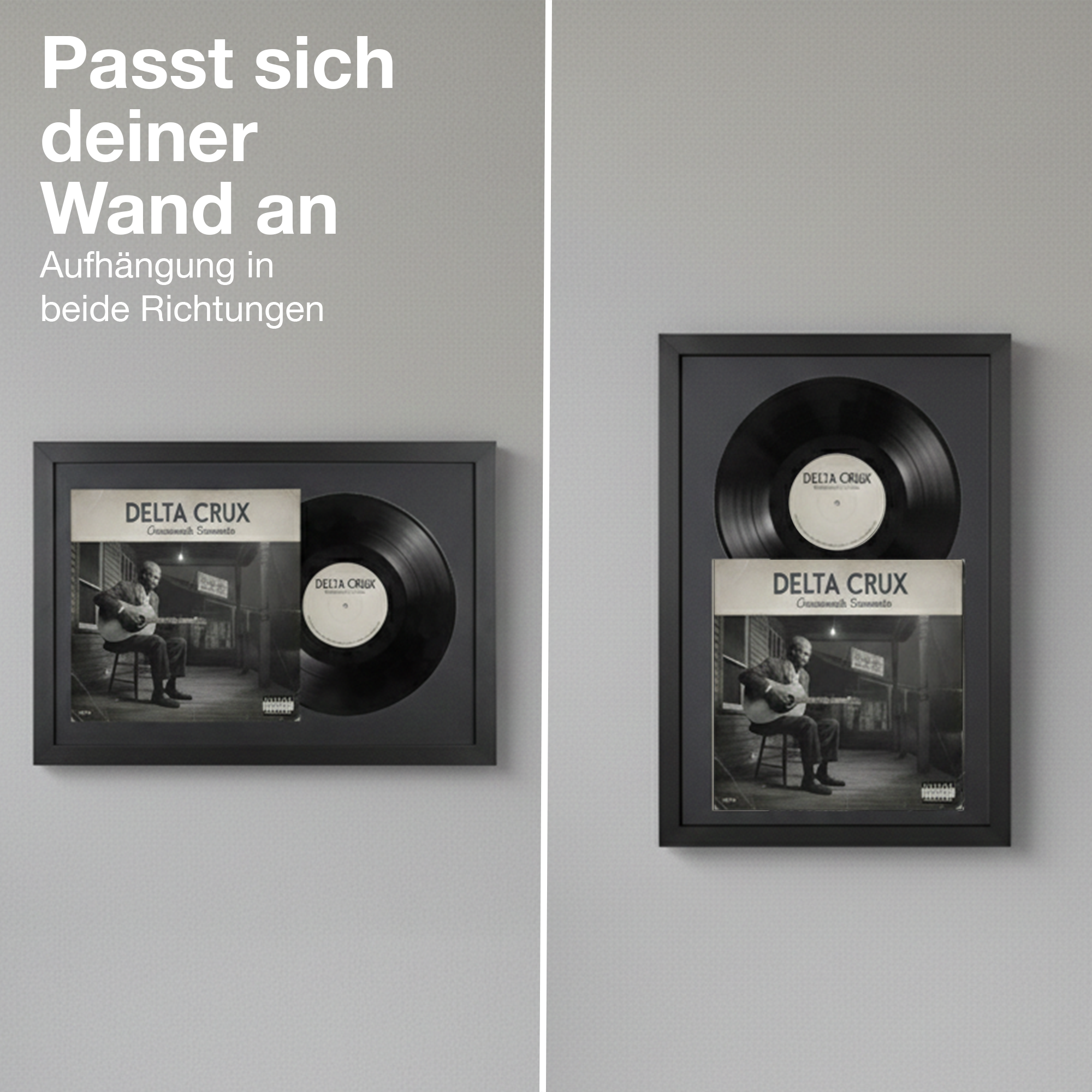 Schallplatten Rahmen Vinyl & Cover