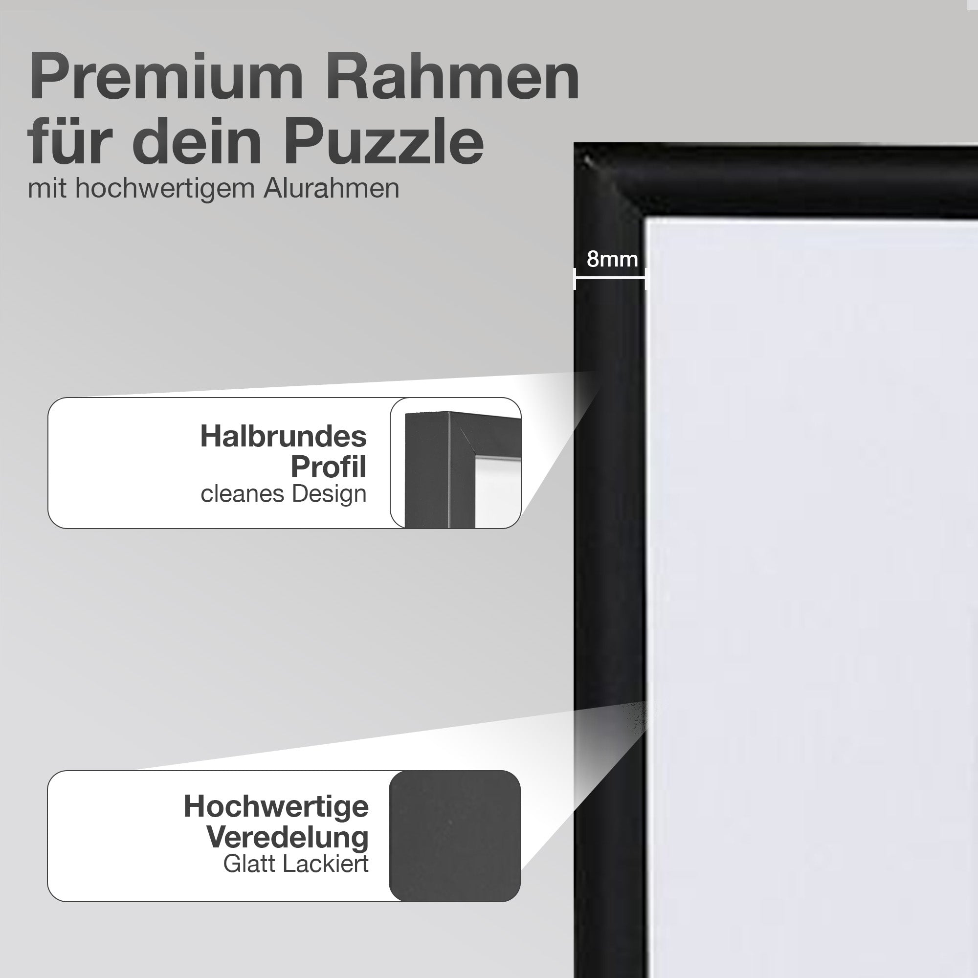Premium Puzzle-Rahmen