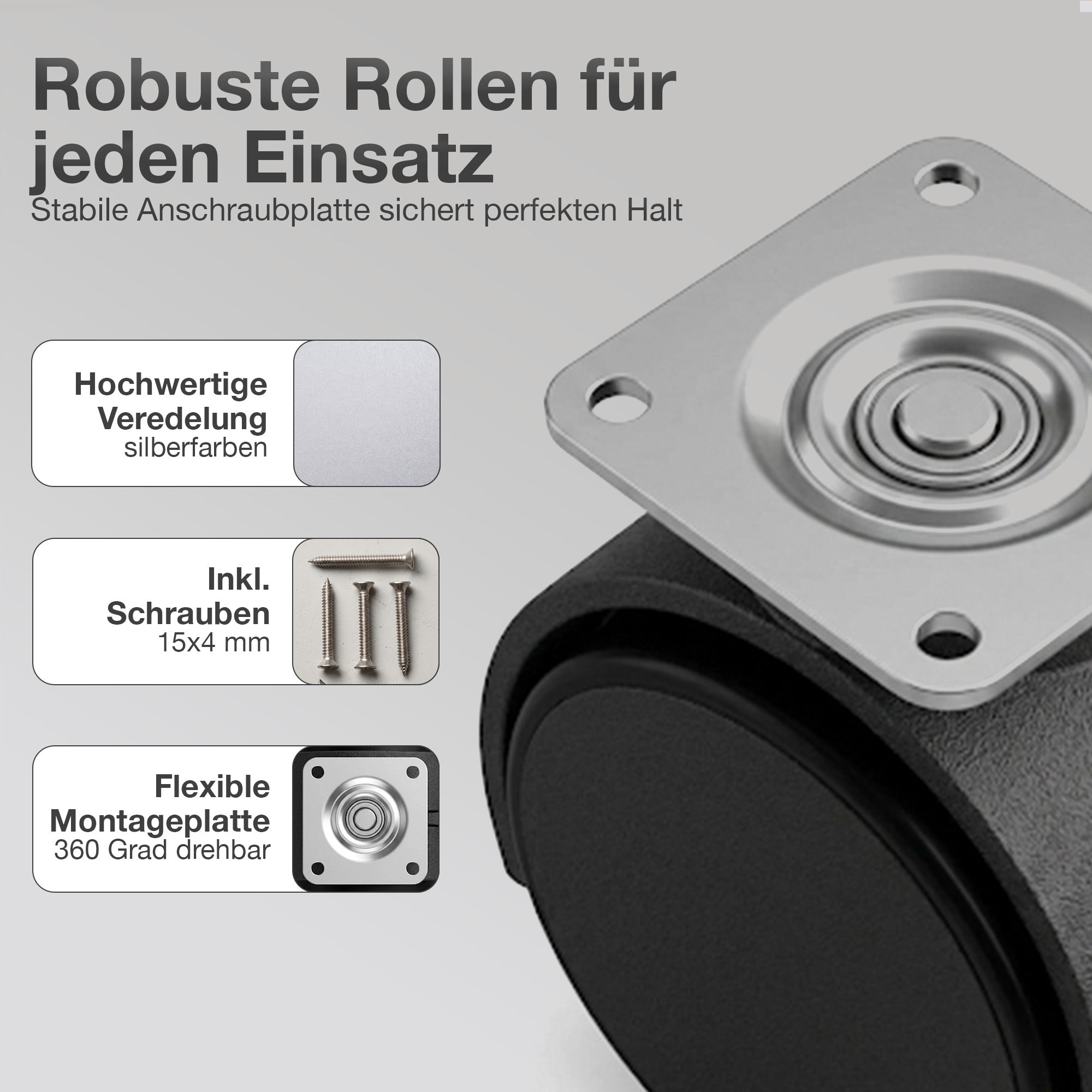 Möbelrollen 40mm