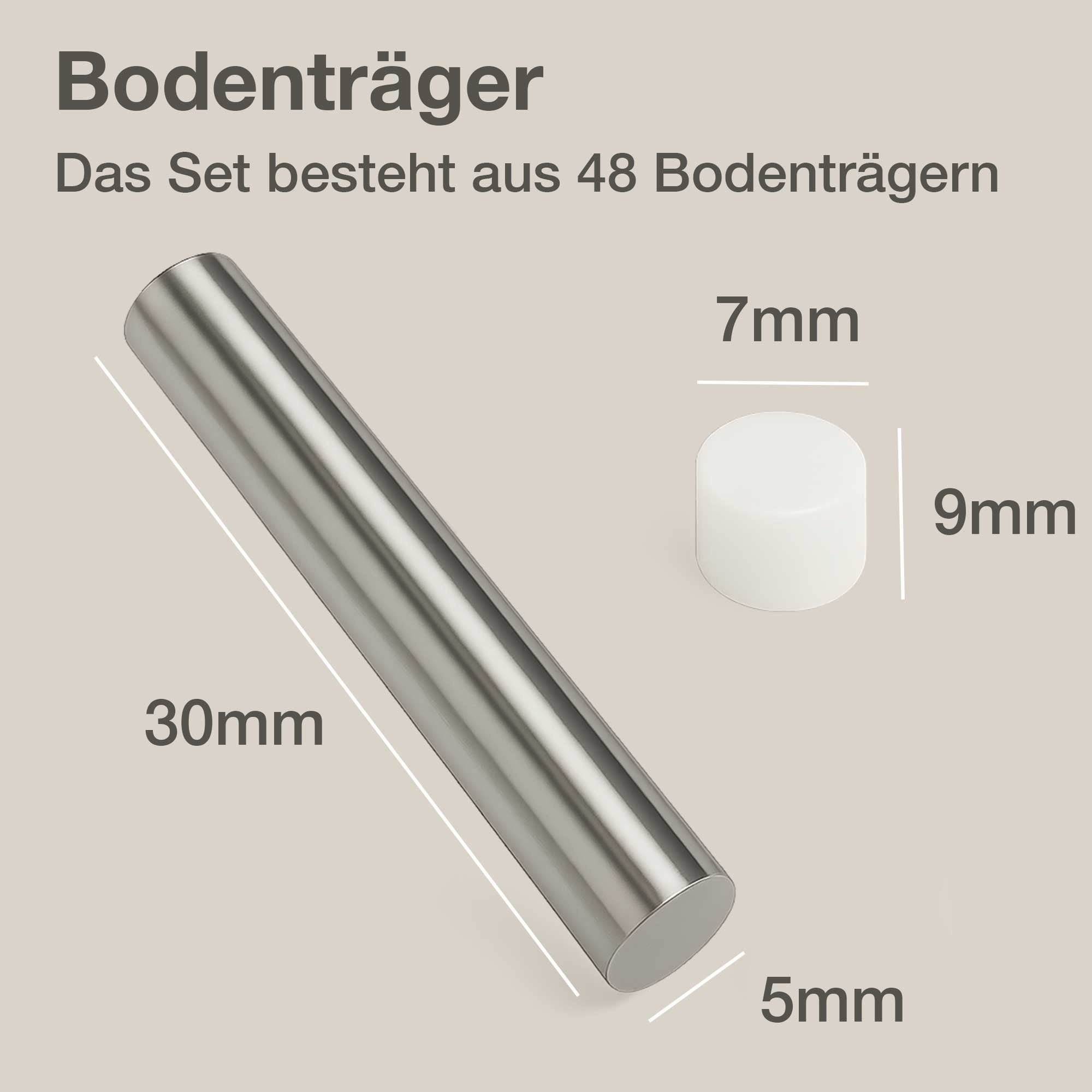 Bodenträger 5x30mm