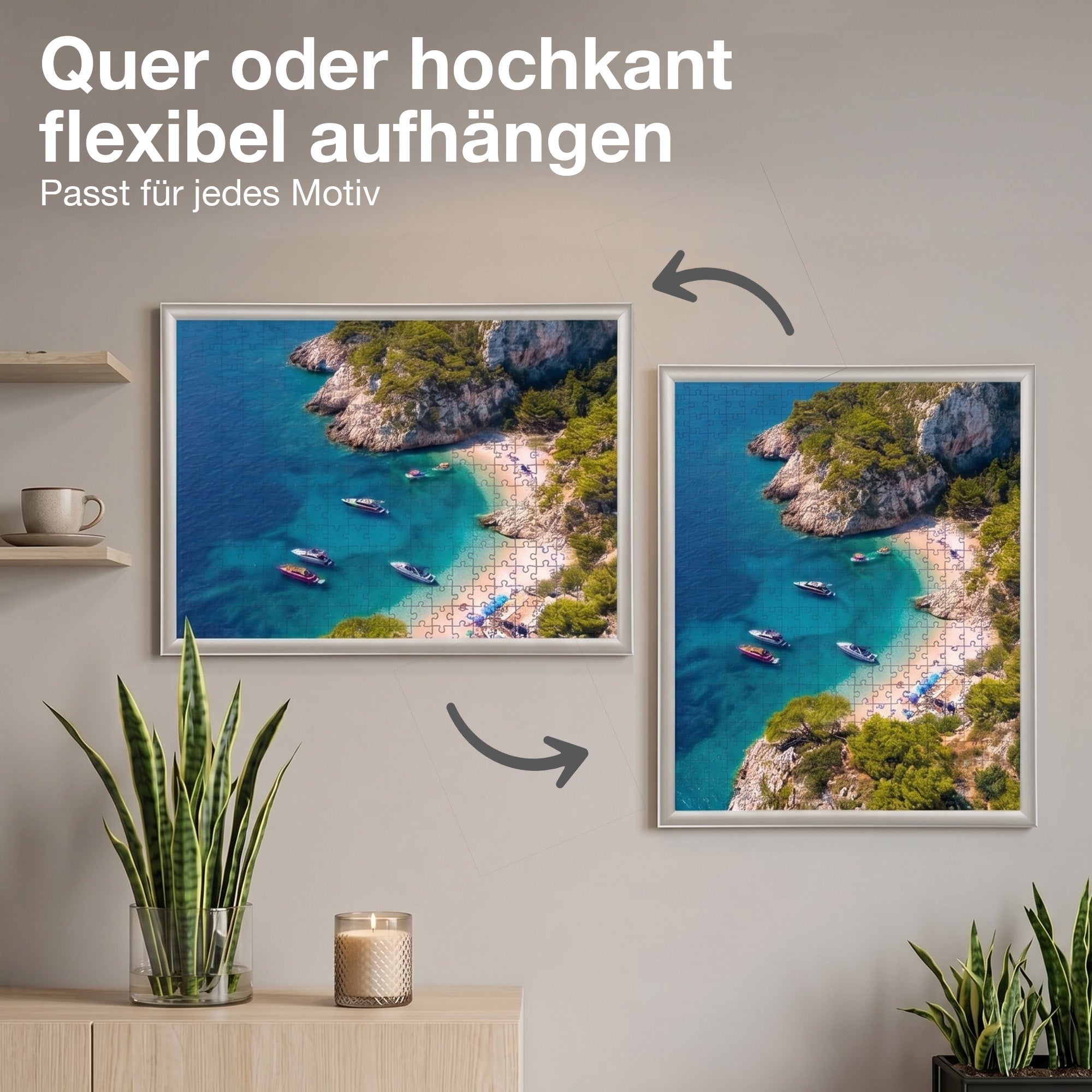 Premium Puzzle-Rahmen